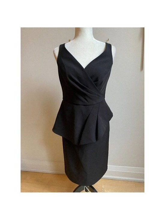 Ralph Lauren Dresses & Skirts - Ralph Lauren womens black surplice peplum sheath dress